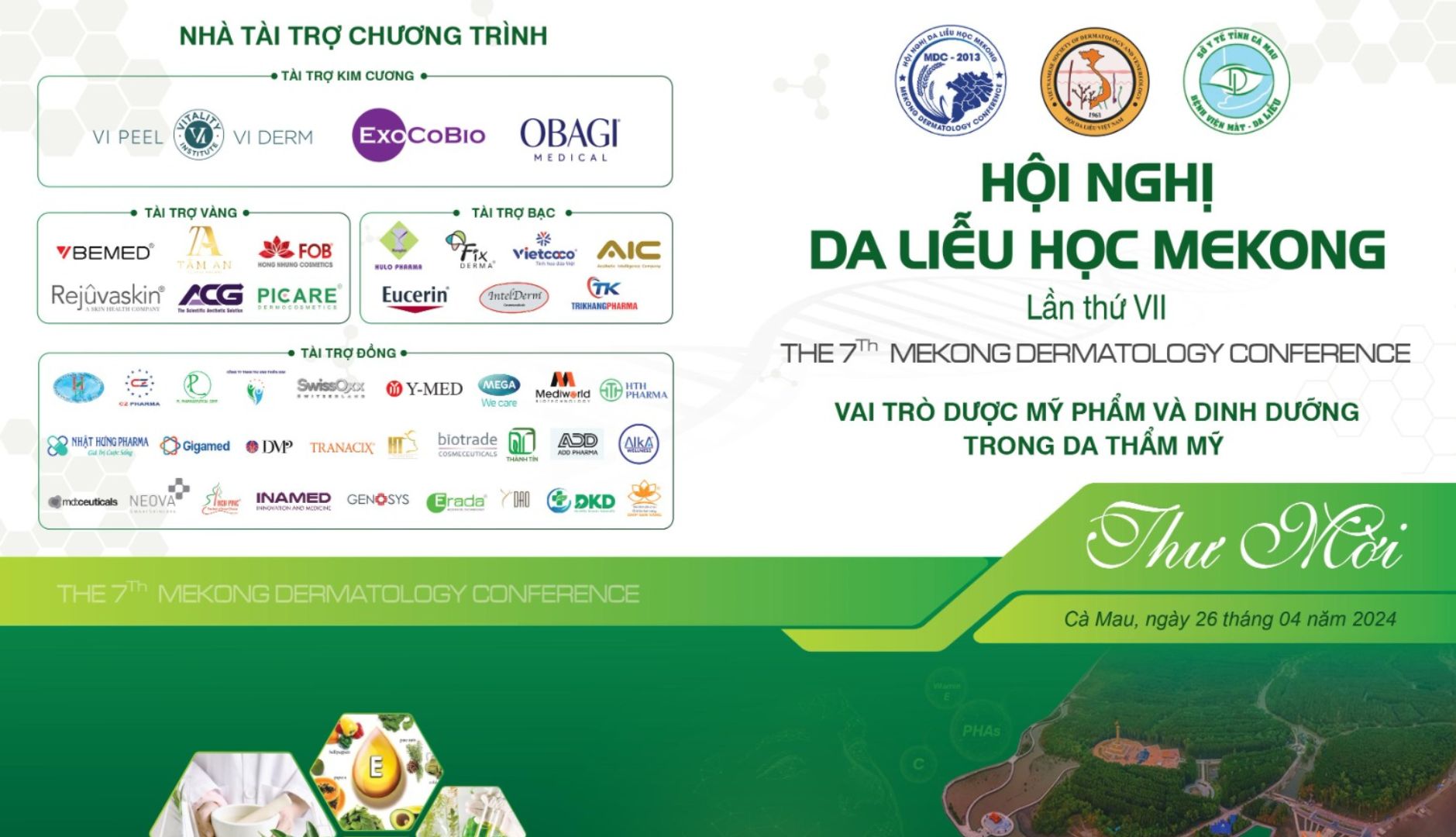 Dược Mỹ Phẩm Sen Vàng Hân Hạnh Tham Dự Hội Nghị Da Liễu Mekong Lần Thứ VII tại TP. Cà Mau 